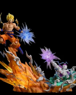 20cm Dragon Ball Z Figure Sky Freezer Vs Goku Figure Sky Top Wcf Kamehameha Anime Pvc Action Figurine Collection Toys Gifts